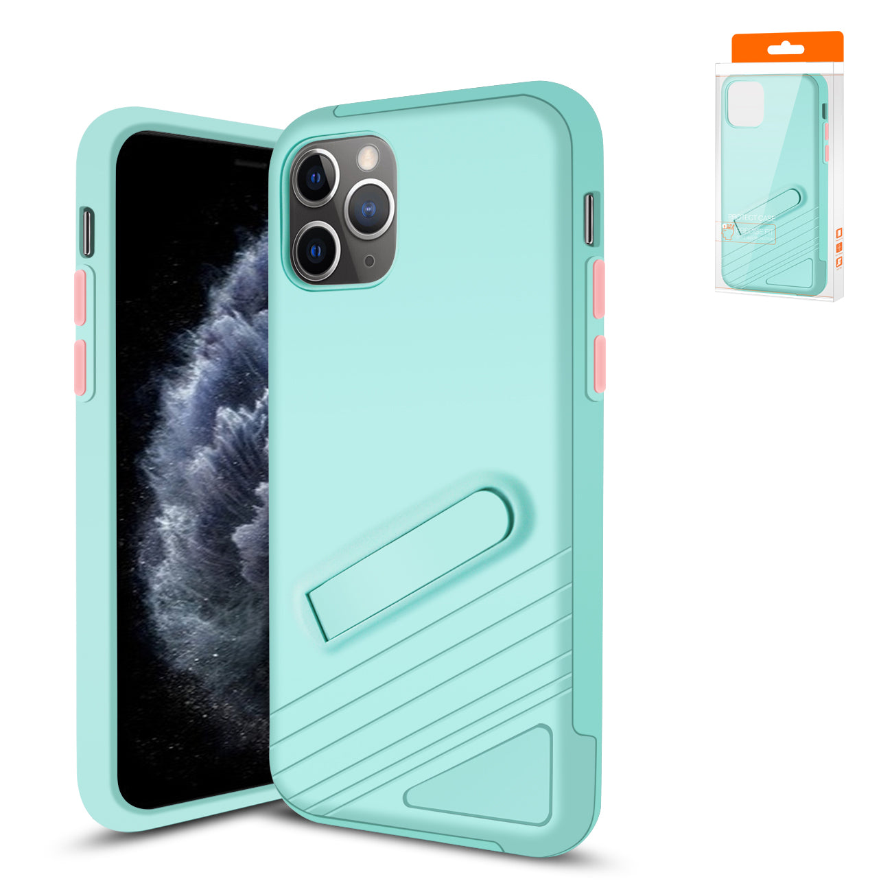 Reiko Apple iPhone 11 Pro Armor Cases In Blue